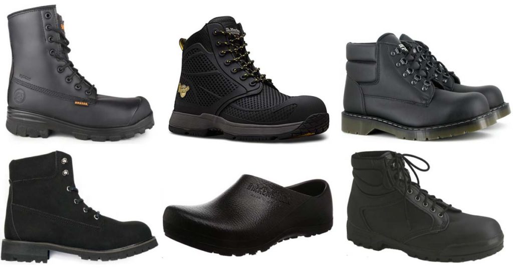 vegan leather work boots