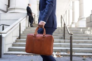 mens vegan briefcase