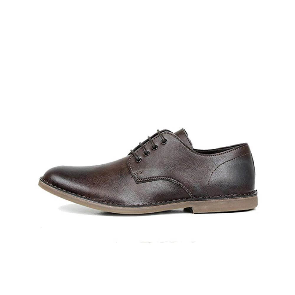 Wills Vegan Derbys Brown Mens Dress Shoes