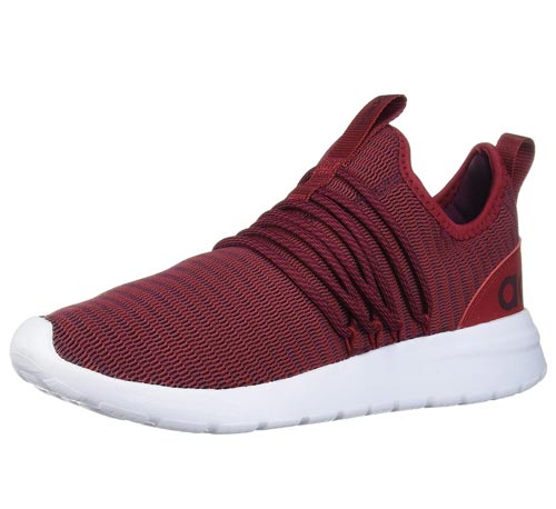 Vegan Adidas Lite Racer Adapt Red Sneakers