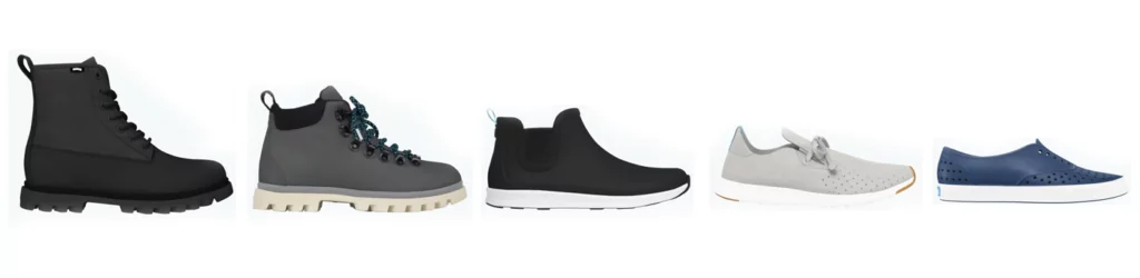 Native Shoes' Collection of Vegan Footwear for Men in 2018