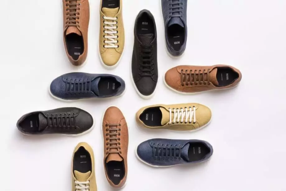 Vegan Hugo Boss Shoes Made from Pineapple Leather Called Pinatex