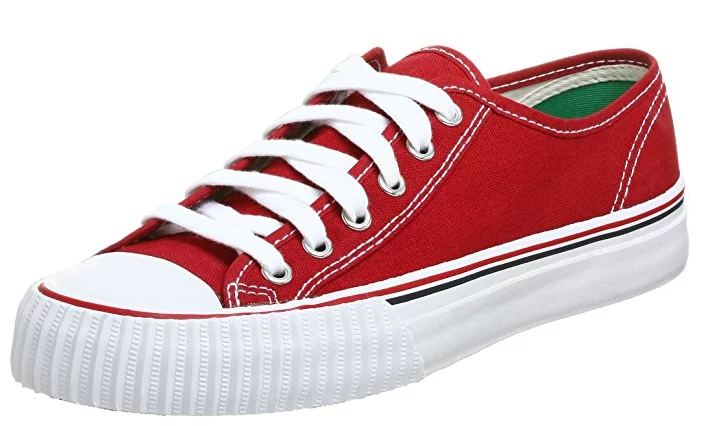 Red PF Flyers Center Lo Canvas Sneakers